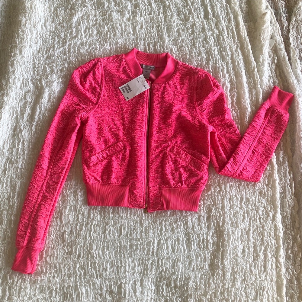 Hot Pink H&M Zip Jacket